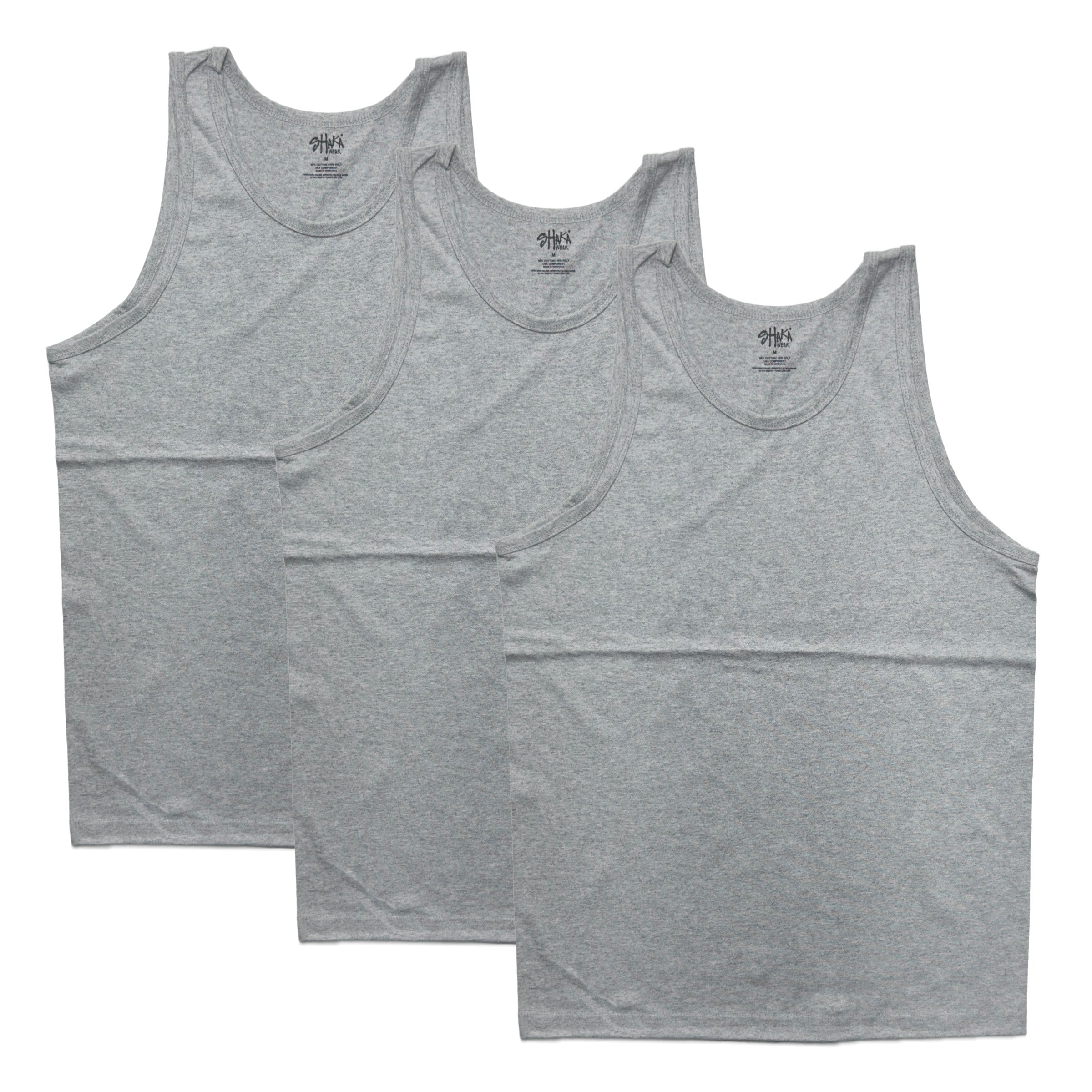3-Pack Shaka Wear 6.0 Oz Tank Top