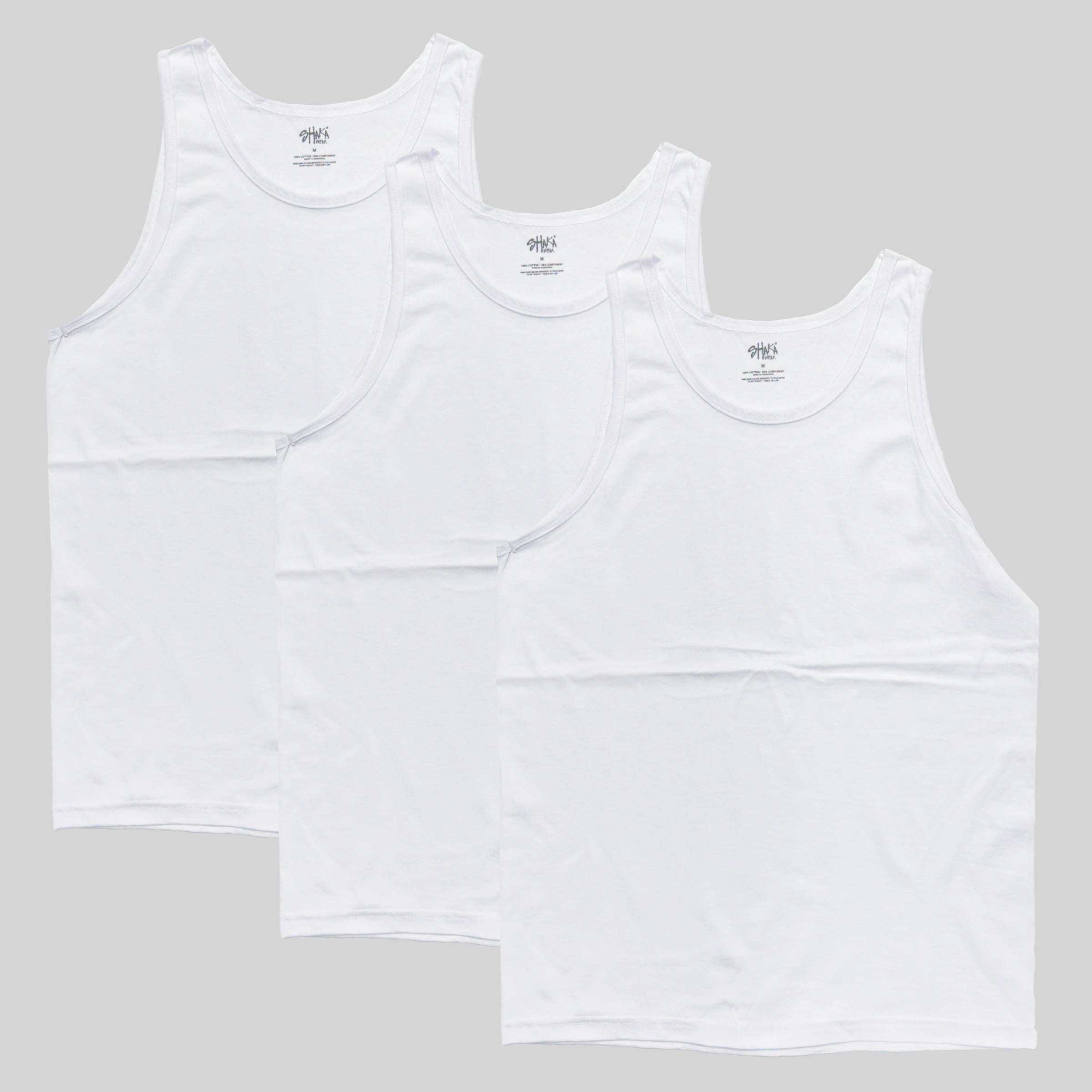 3-Pack Shaka Wear 6.0 Oz Tank Top
