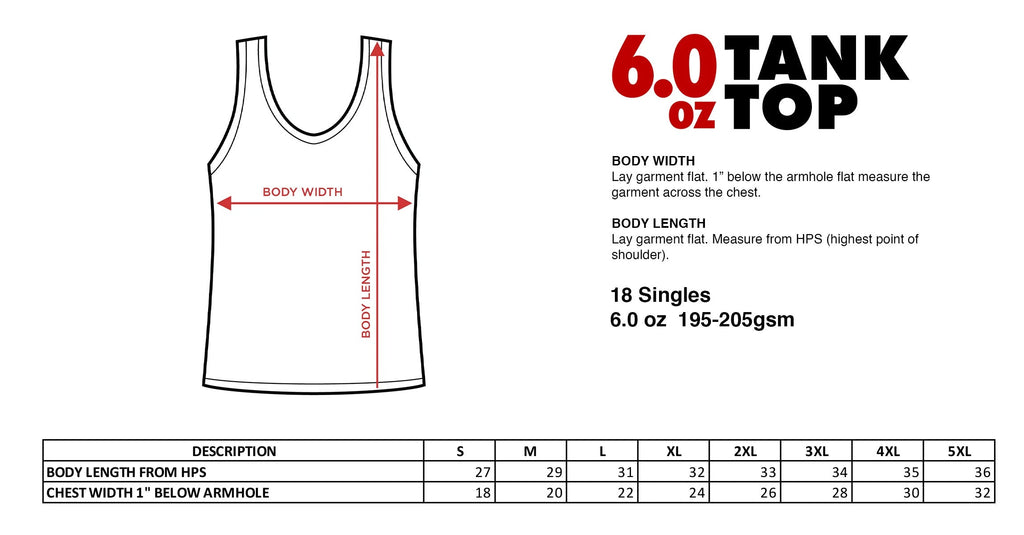 Shaka Wear 6.0 Oz Tank Top